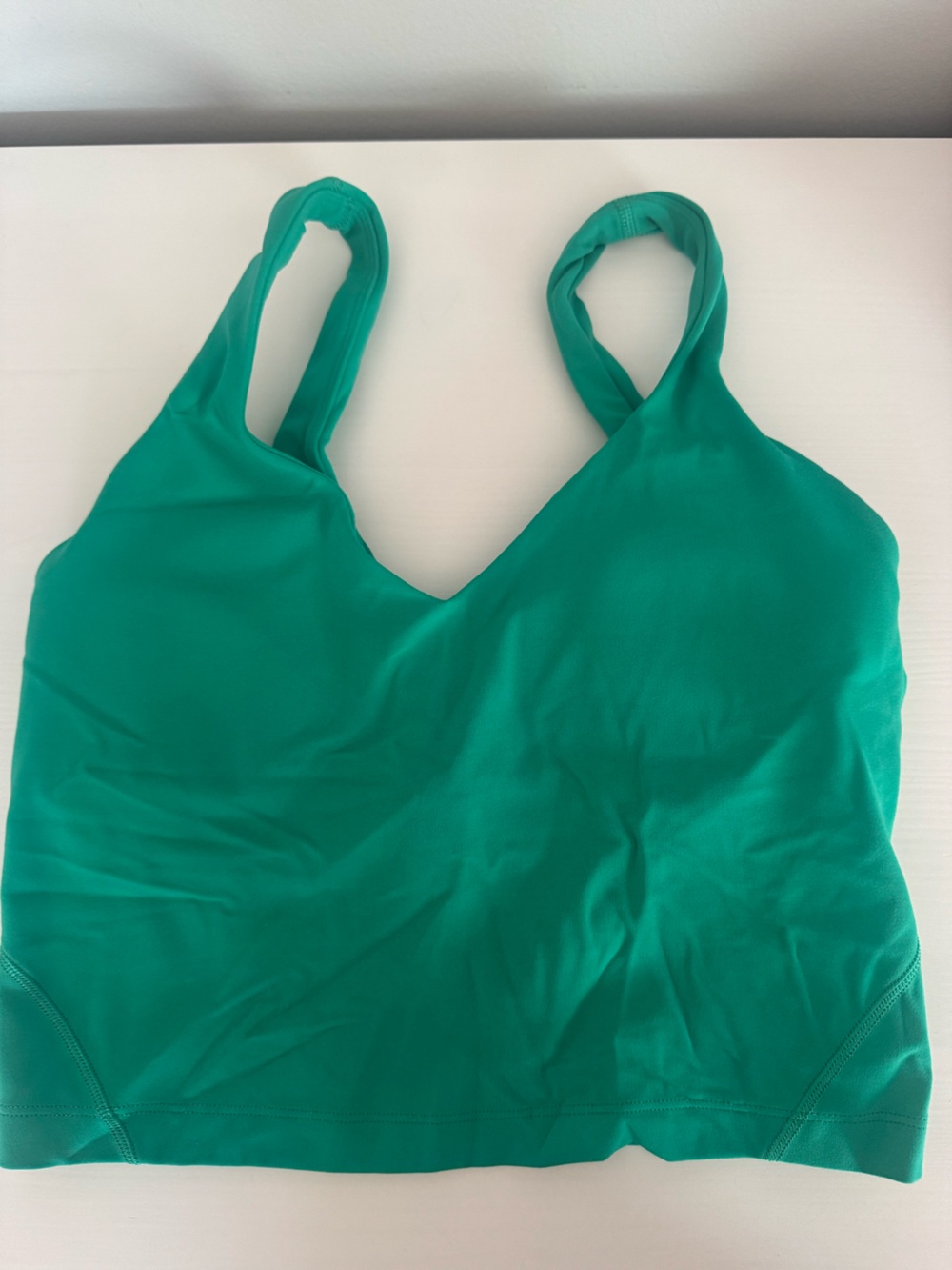 Lululemon Align Tank- Women's Green V-Neck Bralette Tank Top
